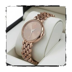 styledose Women’s Diamond Studded Watch | Premium Metal Bracelet Strap | Analog Quartz Movemnet Ladies Wrist Watch | Watch for Women & Girls | Wrist Watches for Women's & Girls&Ladies
